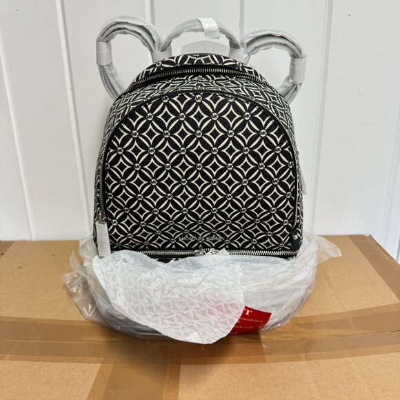 Michael Kors Rhea Medium Backpack – Black/Light Cream main image 6